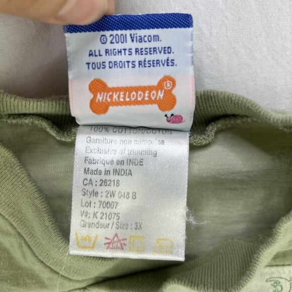 2001 Blues Clues T Shirt Toddler Size 3X Viacom Nickelodeon Green Lizard - Picture 7 of 9